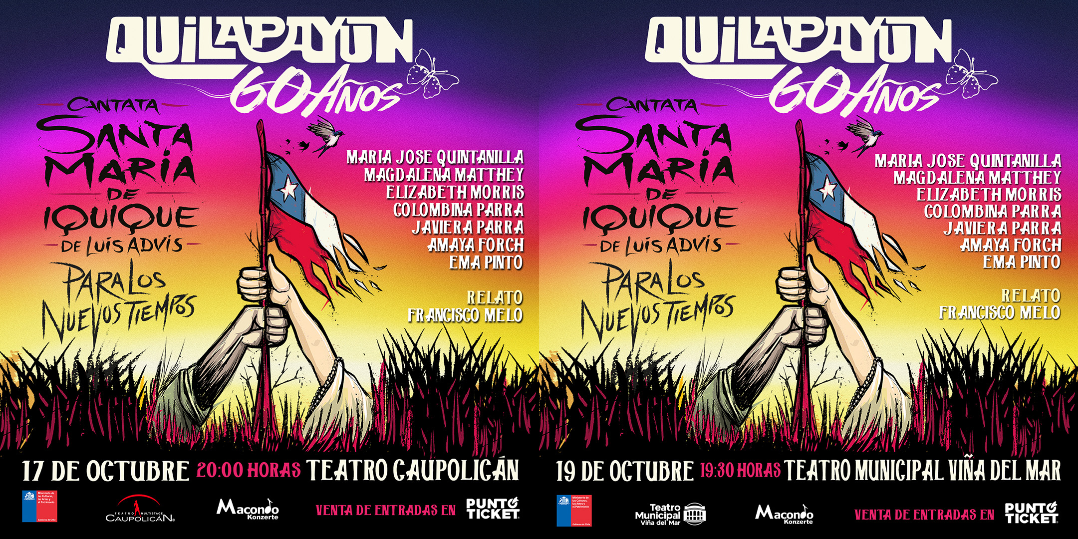 Quilapayún conmemorará la 